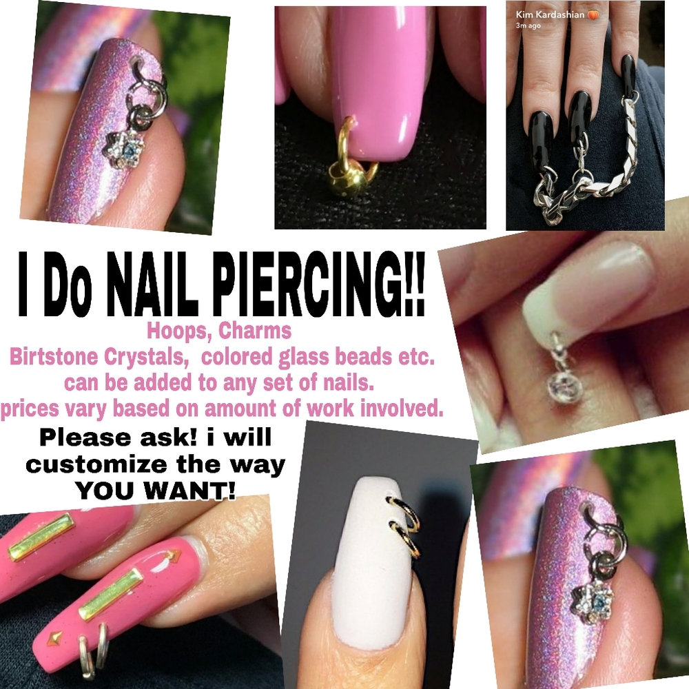 I LOVE NAIL PIERCING!